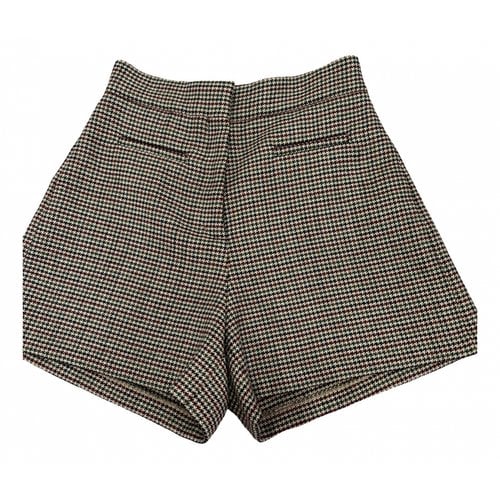 Pre-owned Sandro Wool Short Pants In Other
