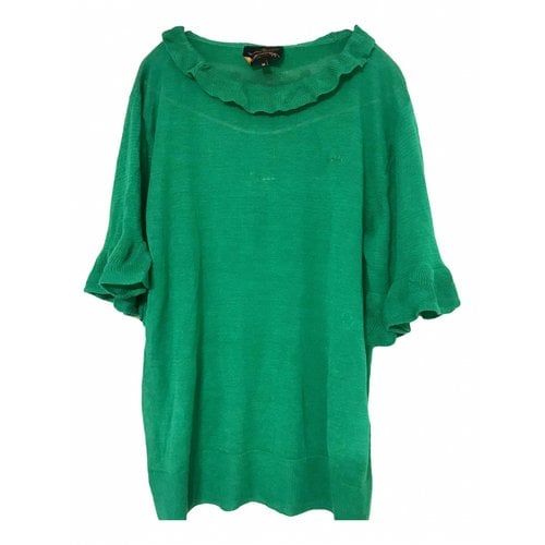 Pre-owned Vivienne Westwood Anglomania Linen T-shirt In Green