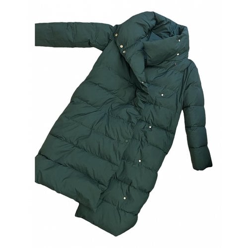 Pre-owned Max & Co Puffer In Green