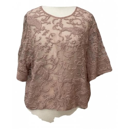 Pre-owned N°21 Lace Top In Pink