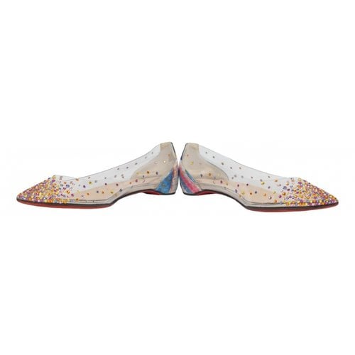 Pre-owned Christian Louboutin Flats In Multicolour