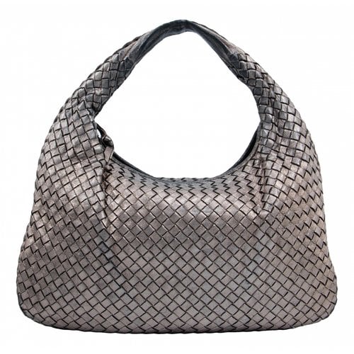 Pre-owned Bottega Veneta Veneta Leather Handbag In Metallic