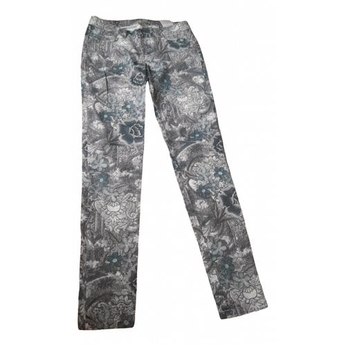 Pre-owned Rinascimento Straight Pants In Metallic