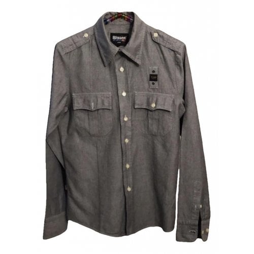 Pre-owned Blauer Shirt In Grey