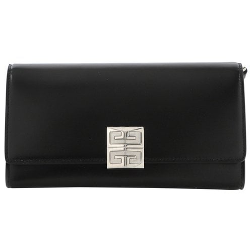 Pre-owned Givenchy Leather Purse In Black