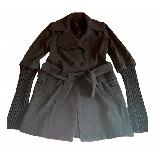 Pre-owned Patrizia Pepe Wool Coat In Anthracite