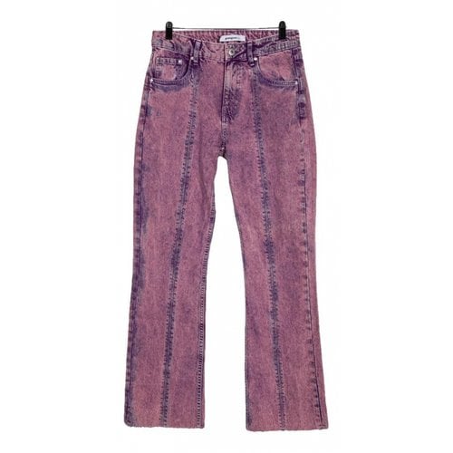 Pre-owned Gimaguas Bootcut Jeans In Pink