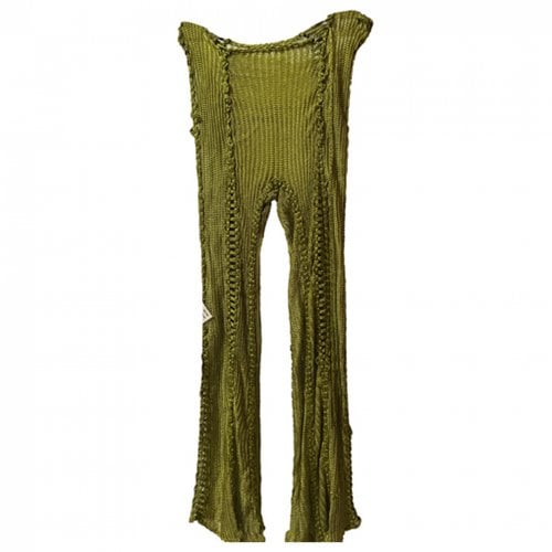 Pre-owned Isa Boulder Large Pants In Green
