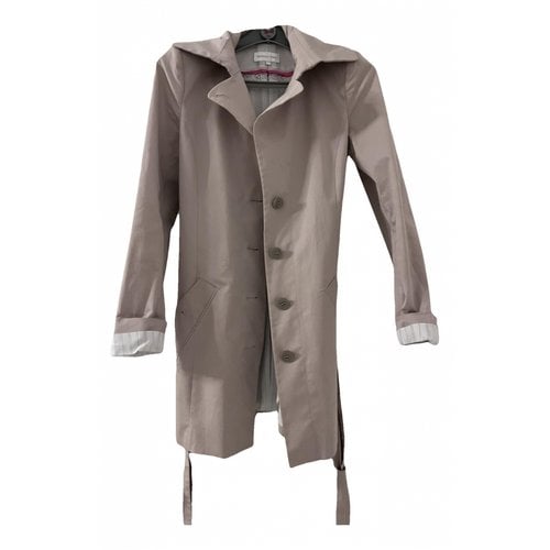 Pre-owned Patrizia Pepe Trench Coat In Beige