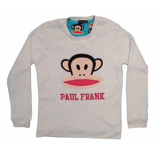 Pre-owned Paul Frank Cashmere Top In White