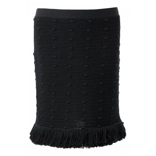Pre-owned Bottega Veneta Mid-length Skirt In Black