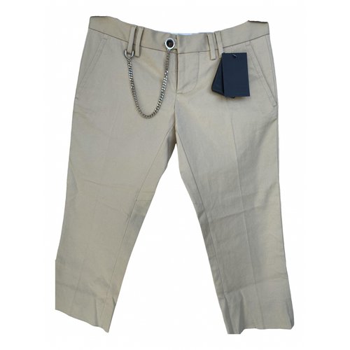 Pre-owned Dsquared2 Chino Pants In Beige