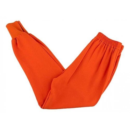 Pre-owned Stella Mccartney Trousers In Orange