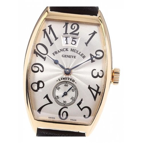 Pre-owned Franck Muller Gold Watch In Silver