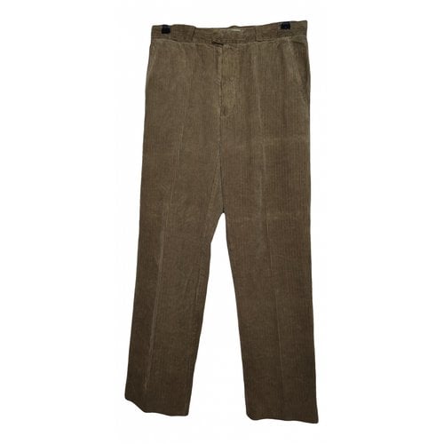 Pre-owned C.p. Company Trousers In Camel