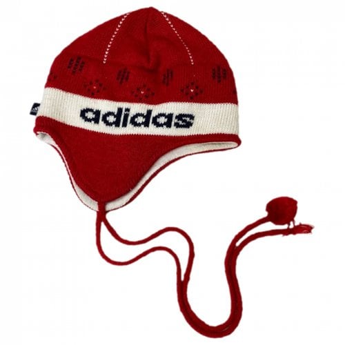 Pre-owned Adidas Originals Hat In Red