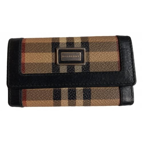Pre-owned Burberry Leather Key Ring In Multicolour
