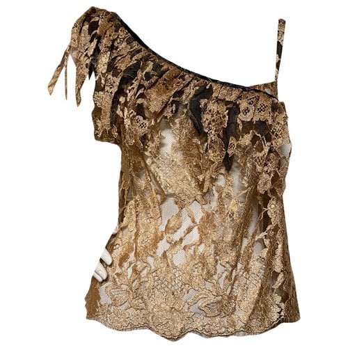 Pre-owned Christian Lacroix Camisole In Beige