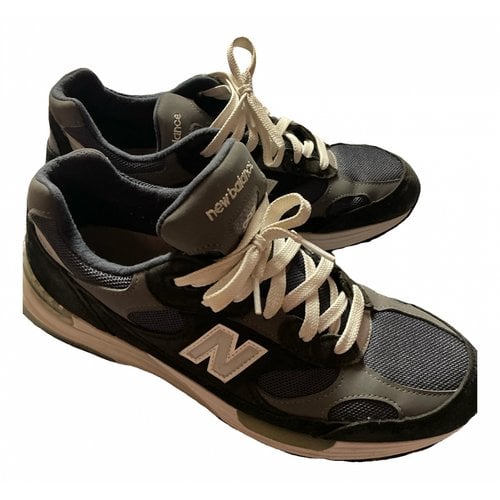 Pre-owned New Balance Lace Ups In Navy