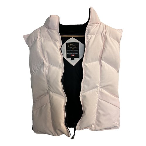 Pre-owned Canada Goose Short Vest In Pink