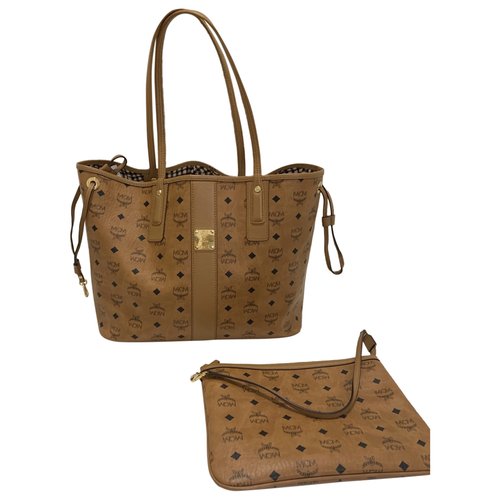 Pre-owned Mcm Anya Leather Tote In Multicolour