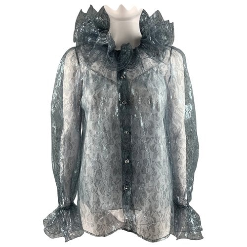 Pre-owned Marc Jacobs Top In Silver