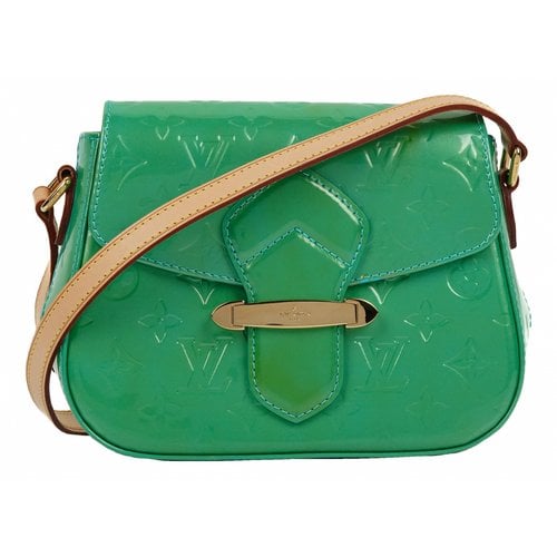 Pre-owned Louis Vuitton Bellflower Leather Crossbody Bag In Green