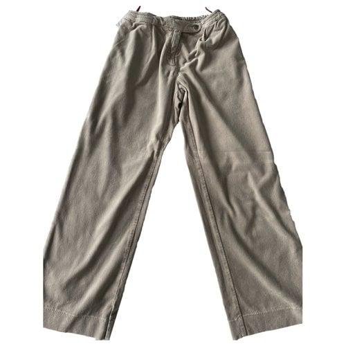Pre-owned Massimo Alba Large Pants In Beige