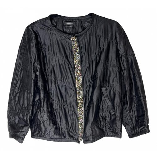 Pre-owned Isabel Marant Silk Jacket In Black