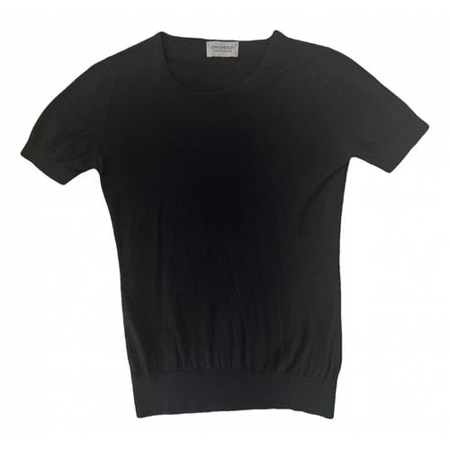 Pre-owned John Smedley Top In Black