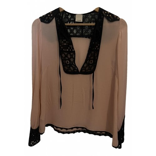Pre-owned Pinko Silk Blouse In Pink