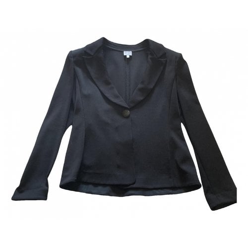 Pre-owned Armani Collezioni Short Vest In Black
