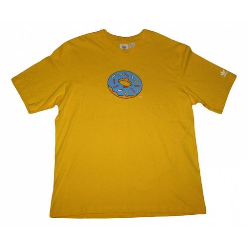 Pre-owned Adidas Originals T-shirt In Yellow