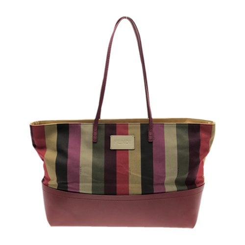 Pre-owned Fendi Roll Bag Handbag In Beige