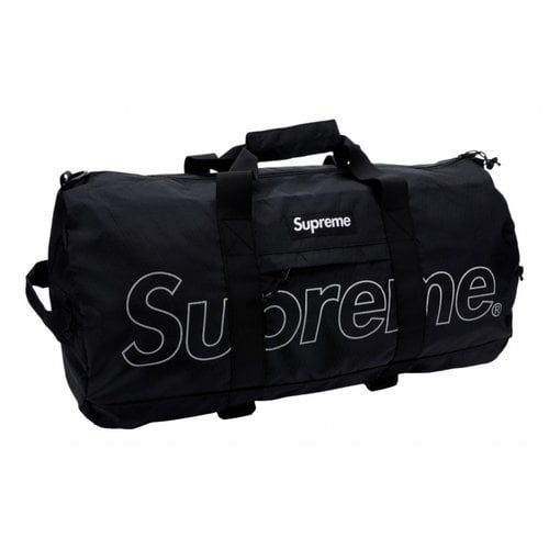 Pre-owned Supreme Travel Bag In Black
