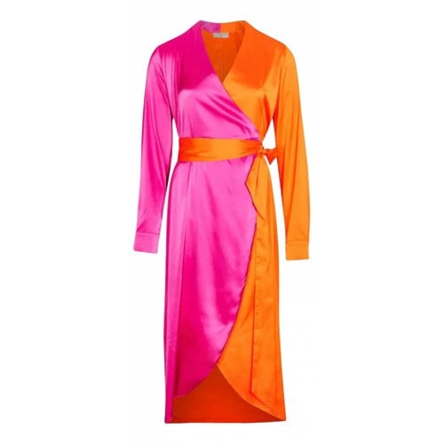 Pre-owned Never Fully Dressed Mid-length Dress In Pink