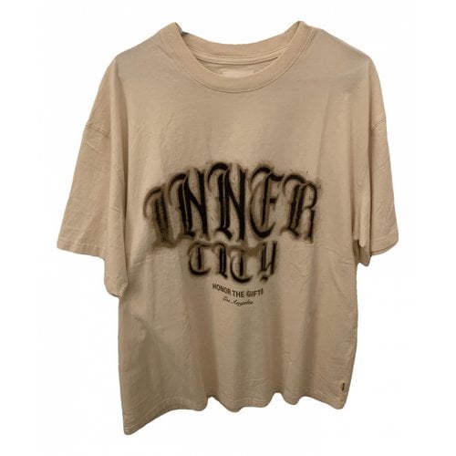 Pre-owned Nba T-shirt In Beige