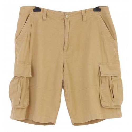 Pre-owned Timberland Linen Short In Beige