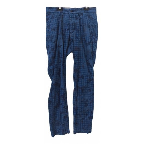 Pre-owned Attachment Trousers In Blue