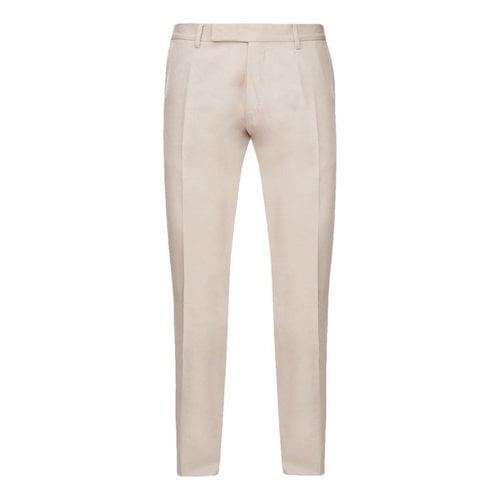 Pre-owned Tom Ford Trousers In Beige