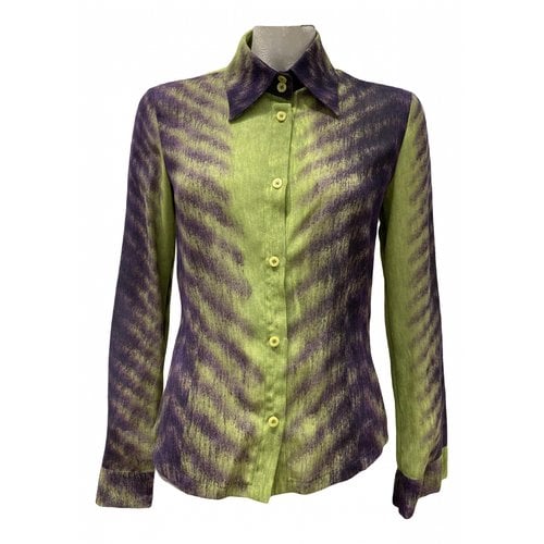Pre-owned Just Cavalli Shirt In Green