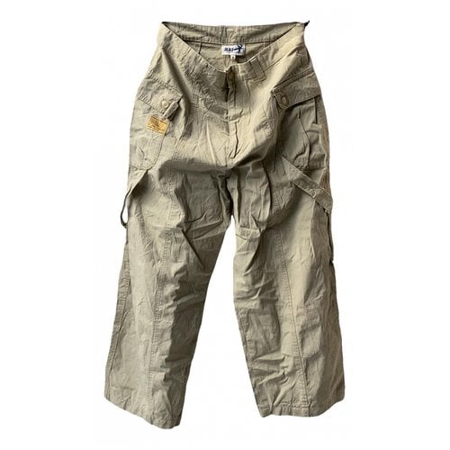 Pre-owned Hai Trousers In Green