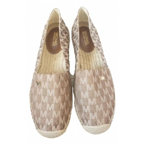 Pre-owned Michael Kors Cloth Flats In Brown