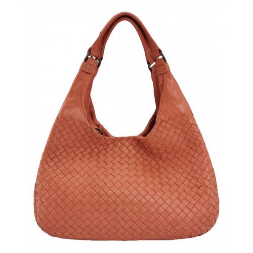 Pre-owned Bottega Veneta Veneta Leather Handbag In Orange