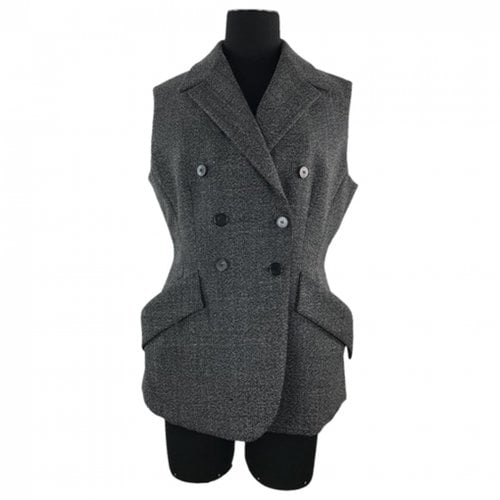 Pre-owned Dior Wool Suit Jacket In Grey