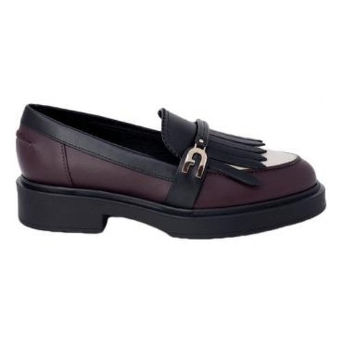 Pre-owned Furla Leather Flats In Purple