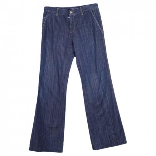 Pre-owned Prada Jeans In Navy