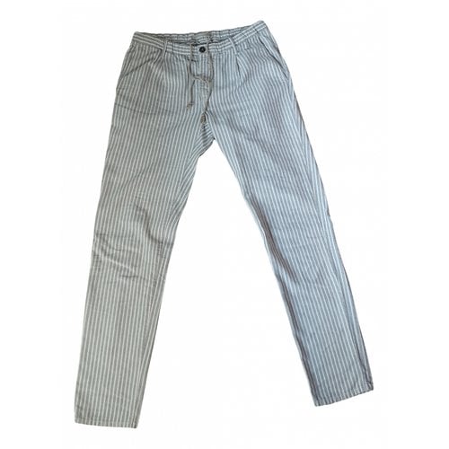 Pre-owned Incotex Trousers In White