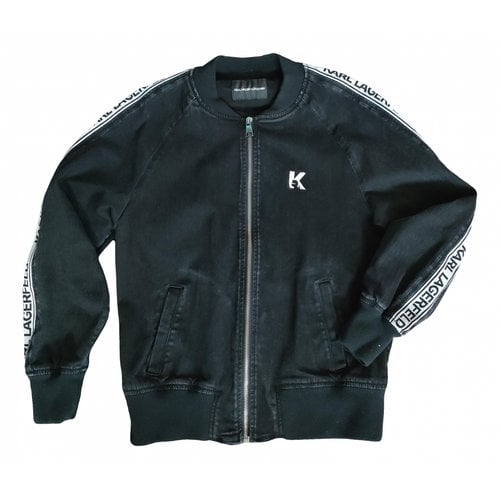 Pre-owned Karl Lagerfeld Jacket In Black