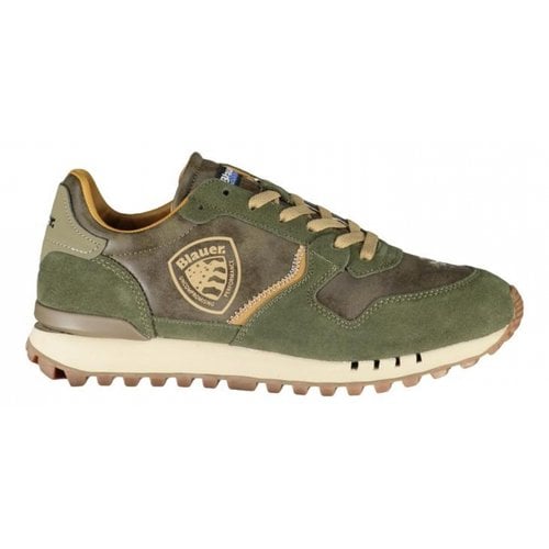 Pre-owned Blauer Low Trainers In Green